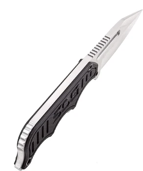 Мини-нож SOG с фиксированным Лезвием, Поясной Нож В стиле Танг, Чехол Для тактического Ножа для Ботинка и Шейный Цепной Нож, Нож В АБС-оболочке Изображение 2