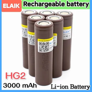 @ELAIK 1-6 шт. новая аккумуляторная батарея HG2 18650 3000 мАч 18650HG2 3,6 В разряда 20A, специальные аккумуляторы