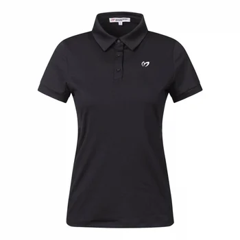 2023 Одежда для гольфа, Новая женская Летняя быстросохнущая дышащая облегающая стрейчевая футболка с короткими рукавами, спортивный универсальный трикотаж Изображение 2