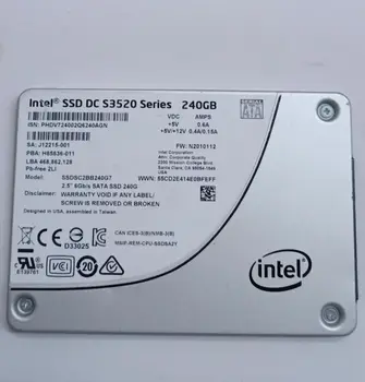 Intel S3520 1,6 ТБ 1,2 ТБ 960 ГБ 480 ГБ 240 ГБ 150 ГБ SSD Твердотельный накопитель Серии SATA S3520 SSDSC2BB240G7