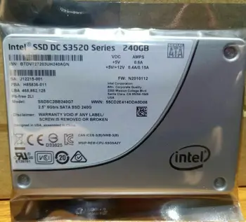 Intel S3520 1,6 ТБ 1,2 ТБ 960 ГБ 480 ГБ 240 ГБ 150 ГБ SSD Твердотельный накопитель Серии SATA S3520 SSDSC2BB240G7 Изображение 2