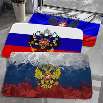 Коврик с Российским Флагом, Коврик для ванной, Домашний Коврик в Скандинавском стиле, Коврики для ванной и туалета, Коврик для спальни, Добро пожаловать, Коврик