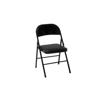 Виниловый складной стул Mainstays (4 шт.), черный Изображение 2