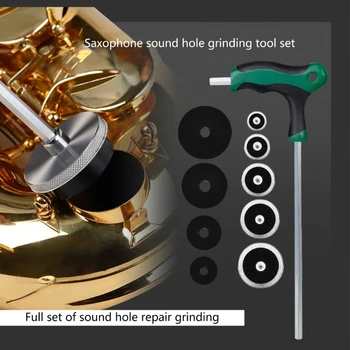 Инструмент для ремонта саксофона 18 мм-52 мм, наборы инструментов для выравнивания звука саксофона, наборы инструментов для ремонта деревянных духовых инструментов