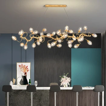 Скандинавский домашний декор столовая Подвесной светильник освещает внутреннее освещение Потолочный светильник подвесная люстра лампы для гостиной