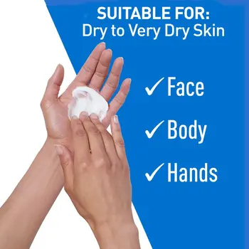 Увлажняющий крем CeraVe для ухода за кожей тела 24 часа, Питательный восстанавливающий крем Baume, улучшающий тусклость нормальной и сухой кожи Изображение 2