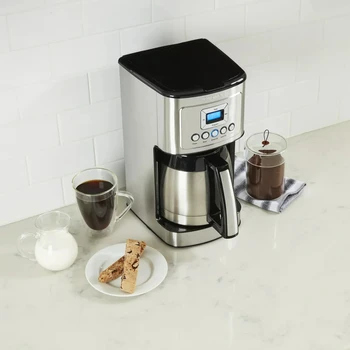 Программируемая термическая кофеварка с чашкой, серебро, DCC-3400P1 Изображение 2