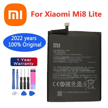 Xiao mi 100% Оригинальный BM3J 3350 мАч Аккумулятор Для Xiaomi 8 Mi 8 Lite Mi8 Lite Высококачественные Сменные Батареи для телефона + Инструменты