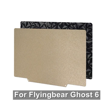 Новый Лист PEO PEI Для Flyingbear Ghost 6 Diamond/Углеродное волокно/Текстура PEI Из Пружинной Стали С двойной боковой Сборкой Для Flying Bear