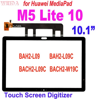 10,1 ”Сенсорный для Huawei MediaPad M5 Lite 10 BAH2-L09 BAH2-L09C BACH2-L09C BACH2-W19C Сенсорный экран Дигитайзер Панель Переднее Стекло