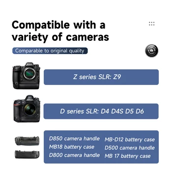 EN-EL18 EN-EL18D Аккумулятор Большой Емкости 3380 мАч для камеры Nikon EN EL18 ENEL18D Z9 D4 D4S D5 D6 MB-D12 D500 D800 D850 MB17 MB18 Изображение 2