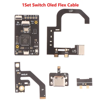 1 Комплект Гибкого кабеля TYPE-C для переключения Oled-порта, запчасти для кабеля игровой консоли Изображение 2