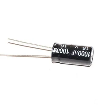 500шт 1000 мкФ 16 В 105C Радиальные электролитические конденсаторы 10x16 мм Лучшее качество New origina