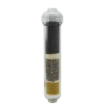 Картридж фильтра щелочной воды Coronwater для системы RO Post filter с активированным углем и Минералами и KDF55 IALK-301