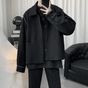 Мужская новая высококачественная короткая куртка, мужская весенне-осенняя свободная дизайнерская куртка небольшого размера jaqueta masculina termica