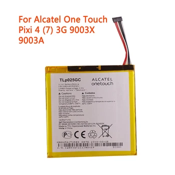 100% Оригинальный высококачественный Аккумулятор TLP025GC 2580 мАч для Alcatel One Touch Pixi 4 (7) 3G 9003X 9003A сотовый телефон