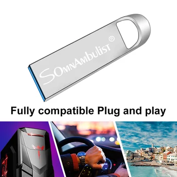 Высокоскоростной USB флэш-накопитель Pen drive Высокоскоростной металлический накопитель для заметок memory stick 32gb 16gb 2.0 512MB 256MB 128MB 64MB Изображение 2