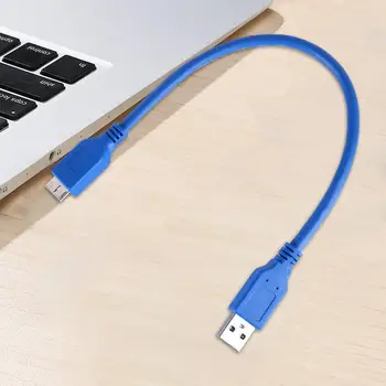 Соединительный кабель для жесткого диска USB 3.0 Высокоскоростной Передачи данных Mobile AM Male к Линии подключения жесткого диска Micro-B для компьютера