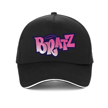 Летняя кепка с буквенным принтом Bratz, Женская графическая бейсболка, Повседневная Harajuku pop Kawaii, хип-хоп шляпа gorras