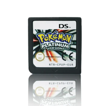 Карта памяти серии Pokemon DS Games Platinum Diamond Pearl для игровой консоли DS 2DS 3DS Подарок на английском языке Европейская версия Изображение 2