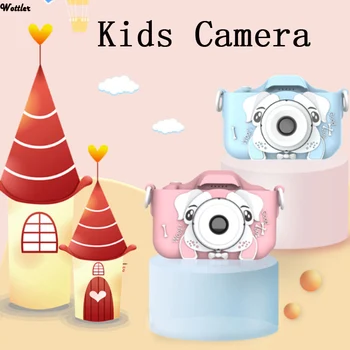 Детская Камера Для Детей, Игрушечные Камеры Для Детей, Видеокамера 1080P HD Для Детей, Рождественские Подарки На День Рождения Для Девочек И Мальчиков