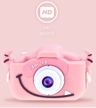 Детская Камера Для Детей, Игрушечные Камеры Для Детей, Видеокамера 1080P HD Для Детей, Рождественские Подарки На День Рождения Для Девочек И Мальчиков Изображение 2