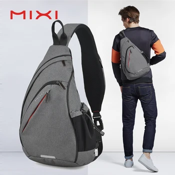 Mixi Мужской Рюкзак на одно плечо, Женская сумка-слинг через плечо, USB, Для мальчиков, Для Велоспорта, для спорта, для путешествий, Универсальная модная сумка, для студентов, для школы