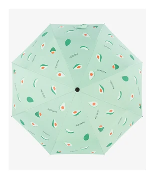 Автоматический зонтик Umberlla от дождя, УФ-зонт, Женский, Большой Размер, Водонепроницаемый, в фруктовом стиле, Складные Зонты с защитой от ультрафиолета для девочек Изображение 2