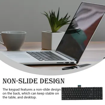 Клавиатура ноутбука, профессиональные принадлежности, беглый набор текста, замена ручки без точек для ноутбуков Toshiba Satellite C850 Изображение 2