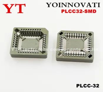  20 шт./лот Разъем PLCC32-SMD IC, адаптер PLCC32 для розетки, 32-контактный преобразователь PLCC Лучшего качества Изображение 2