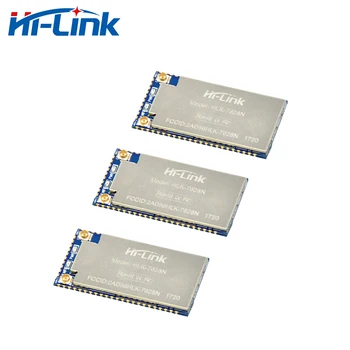 Бесплатная доставка 3 шт. Hi-Link WiFi модуль маршрутизатора HLK-7628N Openwrt с 2 антеннами 2,4 G последовательный WiFi модуль