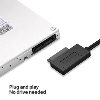 1-10 шт. USB-адаптер для ПК 6P 7P CD DVD Rom SATA к USB2.0 Конвертер Slimline Sata 13-Контактный адаптер Кабель Привода Для ПК Ноутбук Тетрадь Изображение 2