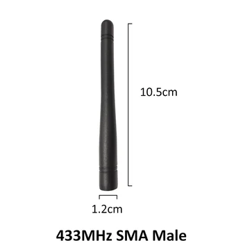 GRANDWISDOM 10шт 433 МГц антенна 3dbi sma мужской lora antene модуль интернета вещей АТС lorawan приемник сигнала antena с высоким коэффициентом усиления Изображение 2