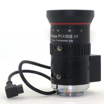 3,0-Мегапиксельная 5-50 мм CS объектив с переменным фокусным расстоянием HD CCTV Камера/ITS Автоматическая диафрагма 1,27 