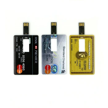 Новое Поступление USB Флэш-накопитель PenDrive 4 ГБ 8 ГБ 16 ГБ 32 ГБ 64 ГБ Кредитная карта HSBC MasterCard E-DREAM USB Флэш-накопитель Card Pen drive