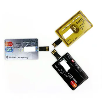 Новое Поступление USB Флэш-накопитель PenDrive 4 ГБ 8 ГБ 16 ГБ 32 ГБ 64 ГБ Кредитная карта HSBC MasterCard E-DREAM USB Флэш-накопитель Card Pen drive Изображение 2