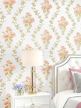 papel de parede 3D обои для спальни нетканые обои для домашнего декора фон цветок розы обои для гостиной наклейки