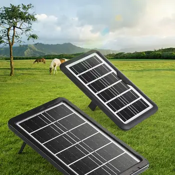 Зарядное устройство для солнечной панели мощностью 12 Вт, портативная USB-солнечная панель, Солнечное зарядное устройство Мощностью 2000 га, Водонепроницаемые Регуляторы зарядки телефона для кемпинга на открытом воздухе, Солнечные