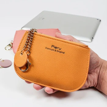 Многофункциональный ультратонкий кошелек для монет, женский кошелек в форме раковины с брелками на молнии, женская сумка для карт, женский клатч Изображение 2