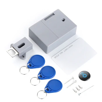 DIY Умный датчик RFID Скрытой Безопасности, Цифровой Замок для шкафа/Электронные замки для ящиков, Невидимый Датчик Блокировки для мебели для гардероба