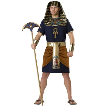 Костюм Анубиса для Хэллоуина в Древнем Египте, тога фараона, Солдата, Одеяние богини, Фантазийное платье