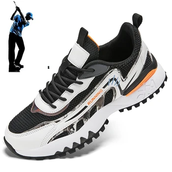 Весенне-летние новые мужские туфли для гольфа, уличная тренировочная обувь, мужские модные удобные кроссовки для фитнеса, Размер 39-46