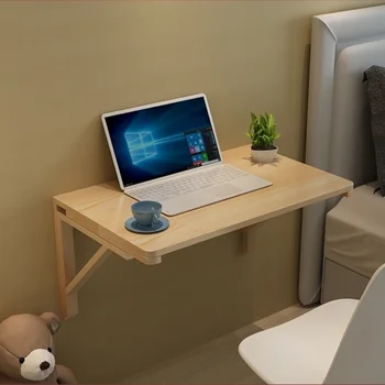 офисный стол, деревянный настенный стол, настенный стол, складной компьютер, складной стол, стол из массива дерева, компьютерный стол, стол