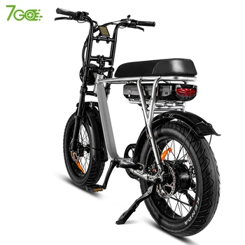 США ЕС Великобритания CA склад Дешевый Рождественский подарок E-bike 750w1000w Гидравлический тормоз 20-дюймовая толстая шина электрический городской велосипед для продажи Изображение 2