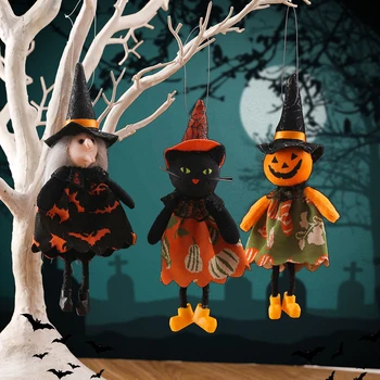 Хэллоуин, Подвесная Тыква, Призрак Ведьмы, Черная кошка, Открытый Для Дома, Подвеска-ведьма, декор для детского сада, Двора, Вечерние Принадлежности