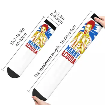 Филиппины 8 Mannys и Pacquiaos Лидер продаж, ЛУЧШИЕ компрессионные носки с контрастным юмористическим рисунком Изображение 2