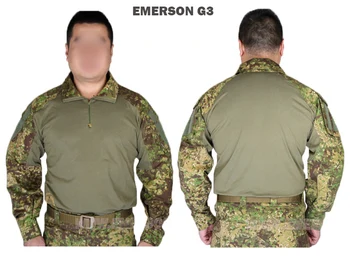 Боевая форма Emerson taktis G3, страйкбольная рубашка tempur gigi, камуфляж Kemeja pelatihan militer kami tentara Hutan belang-беланг