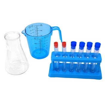3X Детский научный набор, набор для научных экспериментов для детей с лабораторным халатом, химический набор 