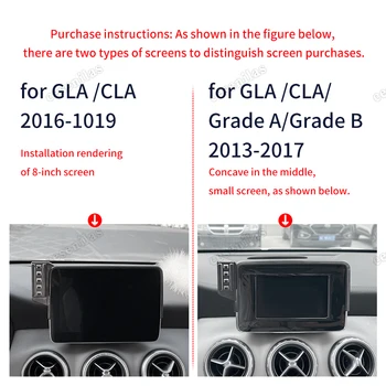 Автомобильный держатель для телефона Mercedes-Benz A B-Class CLA GLA 13-19, кронштейн для навигации по экрану, магнитная стойка для беспроводной зарядки New energy Изображение 2