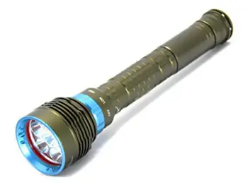 Мощный Перезаряжаемый светодиодный фонарик Из алюминиевого Сплава L2 LED Torch Deep Underwater Diving Flashlight Изображение 2